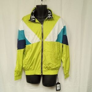 Vie + Riche Mens 100% Authentic LOGO WINDBREAKER ZIP JACKET/SIZE M/NWT